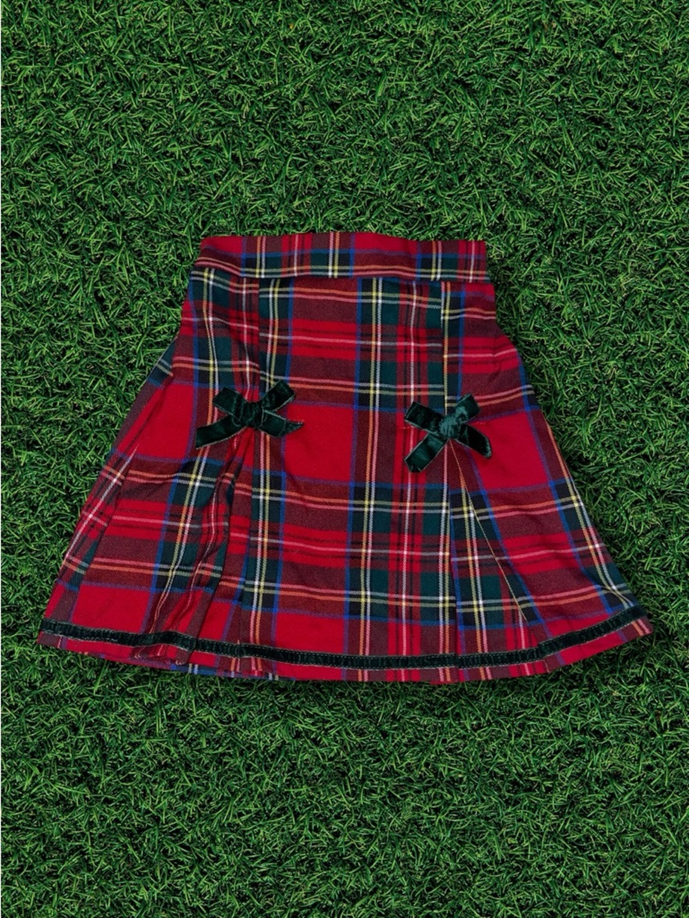 Kids Plaid Skirt